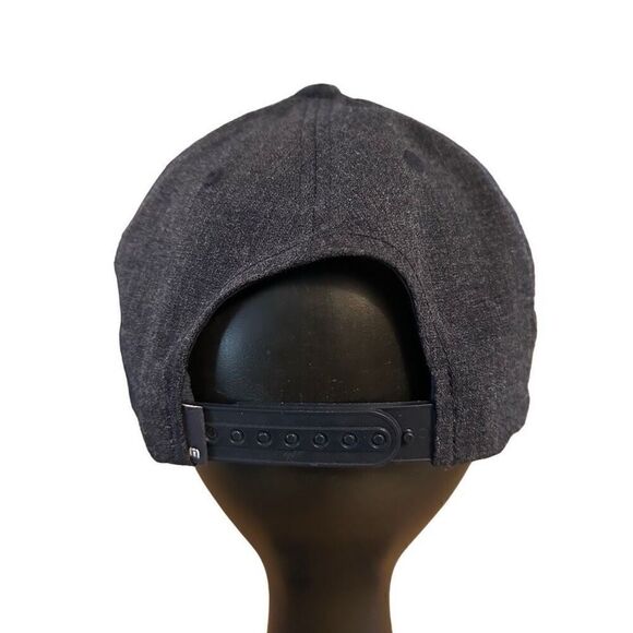Travis Mathew Hat Cap Gray 110 Flexfit Tech Snapback Golf Embroidered Logo - Picture 4 of 8